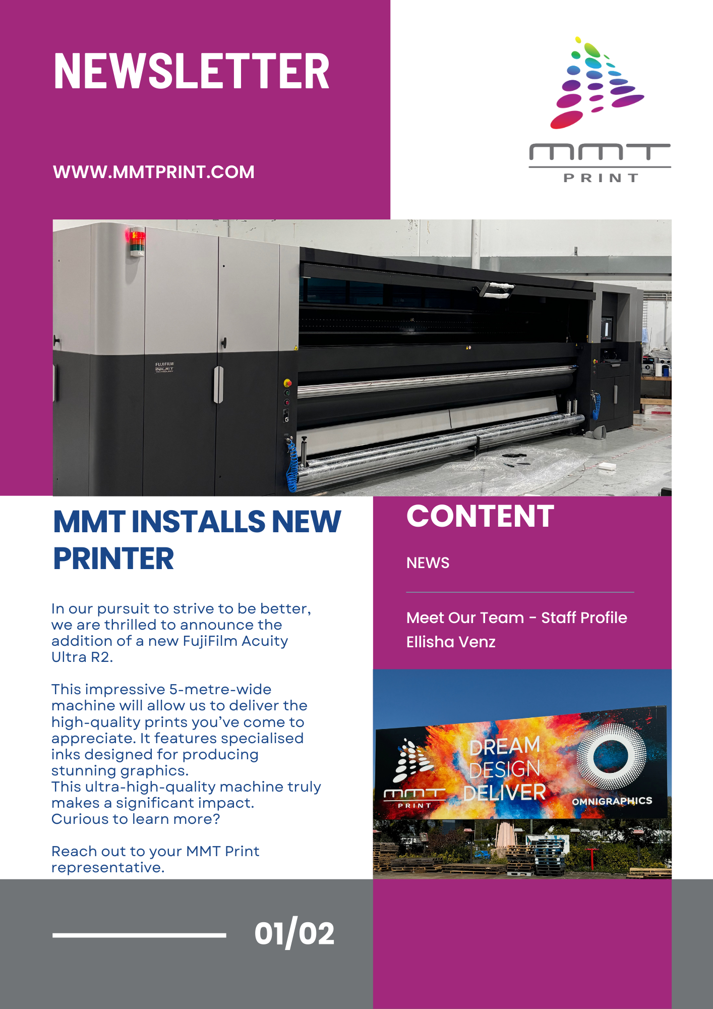MMT Installs new machinery!